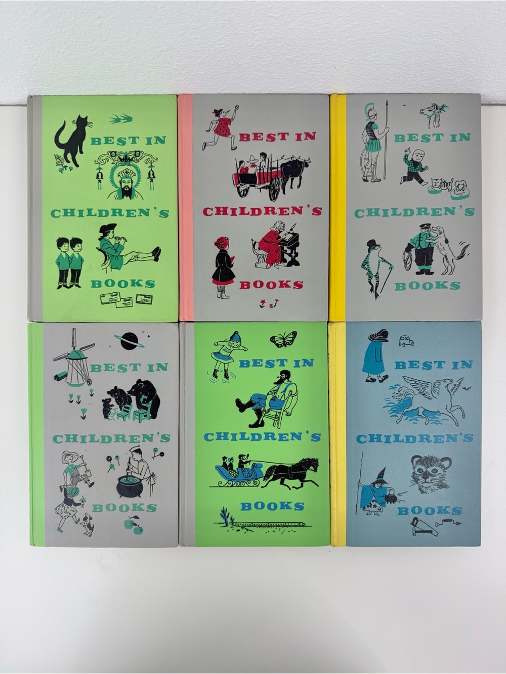 Vintage 'Best in Children's Books' Hardcover Set of 6
